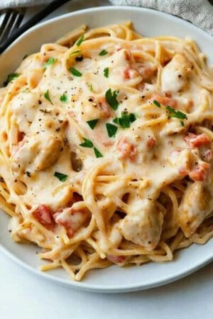 Creamy Chicken Spaghetti Recipe