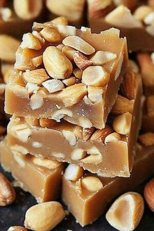 No-Bake Payday Nut Squares Recipe