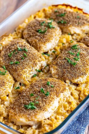 No Peek Chicken Casserole Recipe