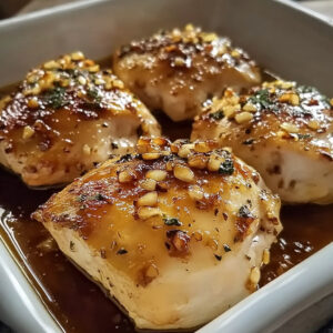 Baked Garlic Brown Sugar Chicken Recipe