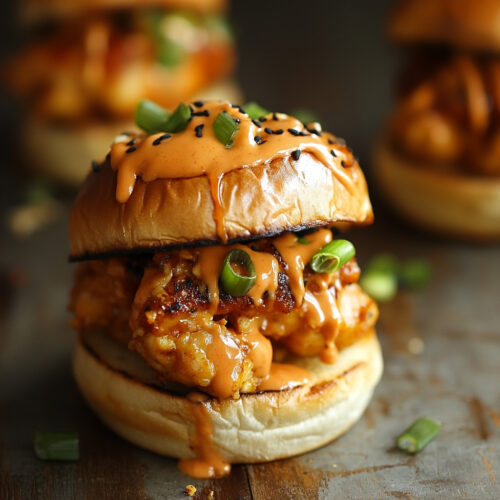 Bang-Bang Chicken Sliders Recipe