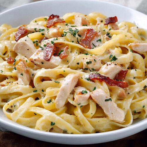 Creamy Chicken Carbonara Recipe