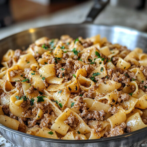 Easy Pasta with Ground Beef Recipe