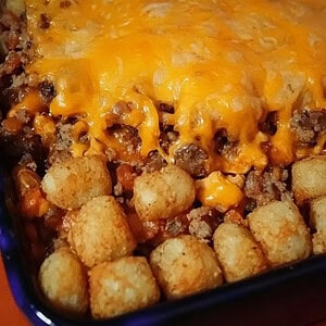 Easy Taco Tater Tot Casserole Recipe