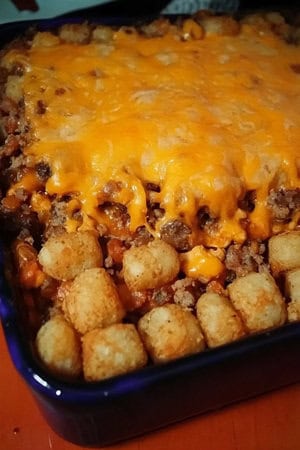 Easy Taco Tater Tot Casserole Recipe