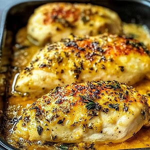 Juicy Herb-Crusted Baked Chicken Breasts Recipe