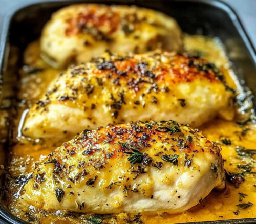 Juicy Herb-Crusted Baked Chicken Breasts Recipe