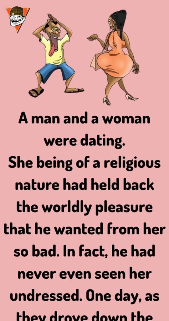 A man and a woman were dating